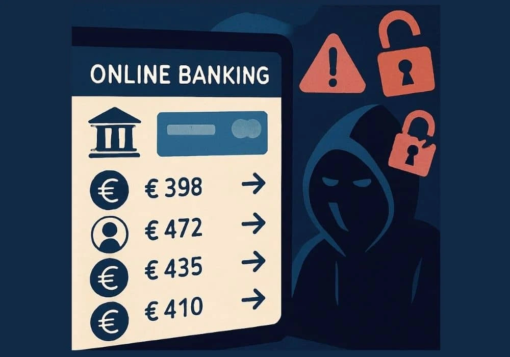 Estafa bancaria con microtransacciones automatizadas no detectadas por sistemas antifraude en Italia