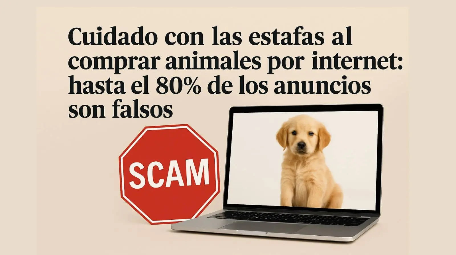 Estafa al comprar animales online: alerta por anuncios falsos de cachorros en internet