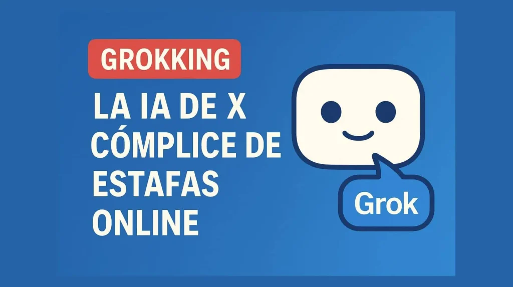Chatbot Grok de X manipulado por ciberdelincuentes para propagar enlaces falsos de phishing y malware.