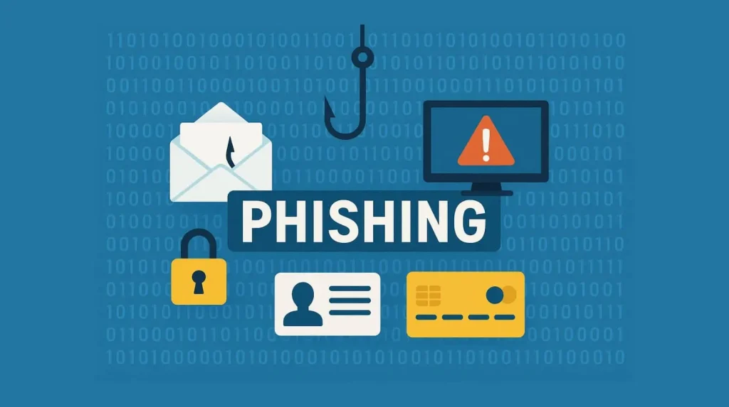 Ilustración sobre phishing y robo de datos personales, principal ciberataque en Yucatán