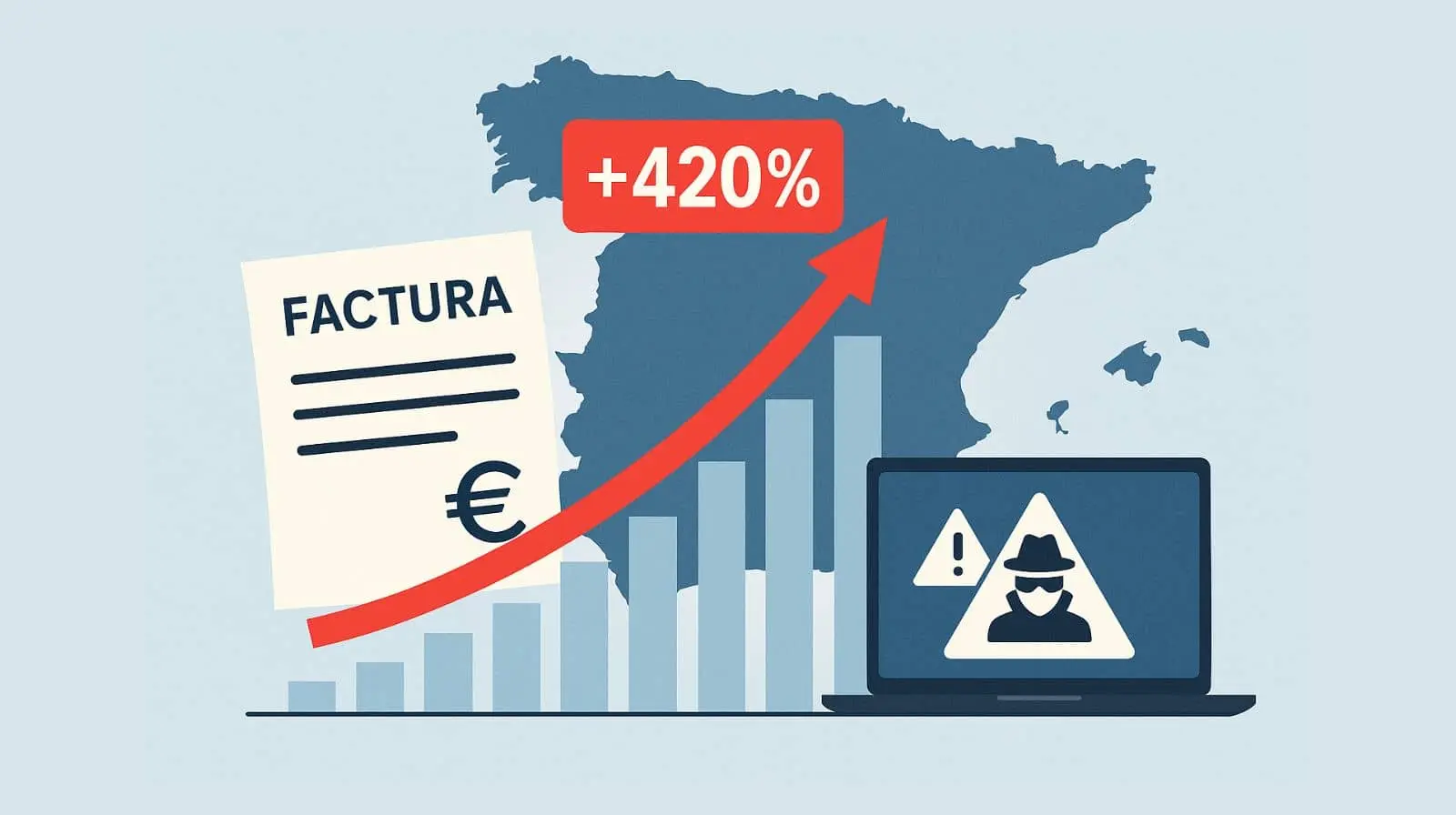 Aumento de las estafas con facturas falsas en España