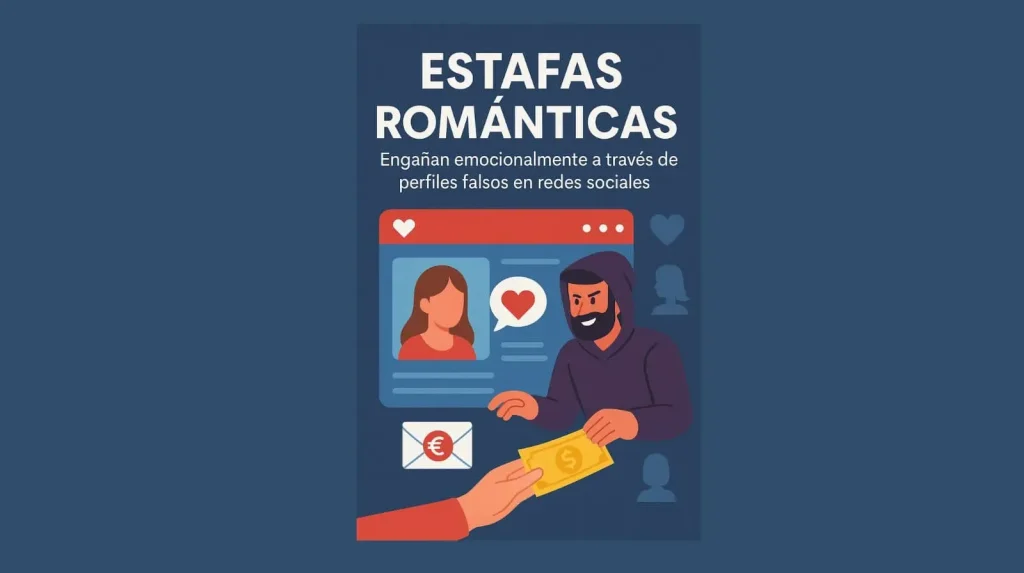 Estafas románticas romance scam en redes sociales