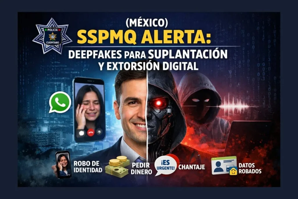 Alerta SSPMQ por deepfakes y suplantación digital